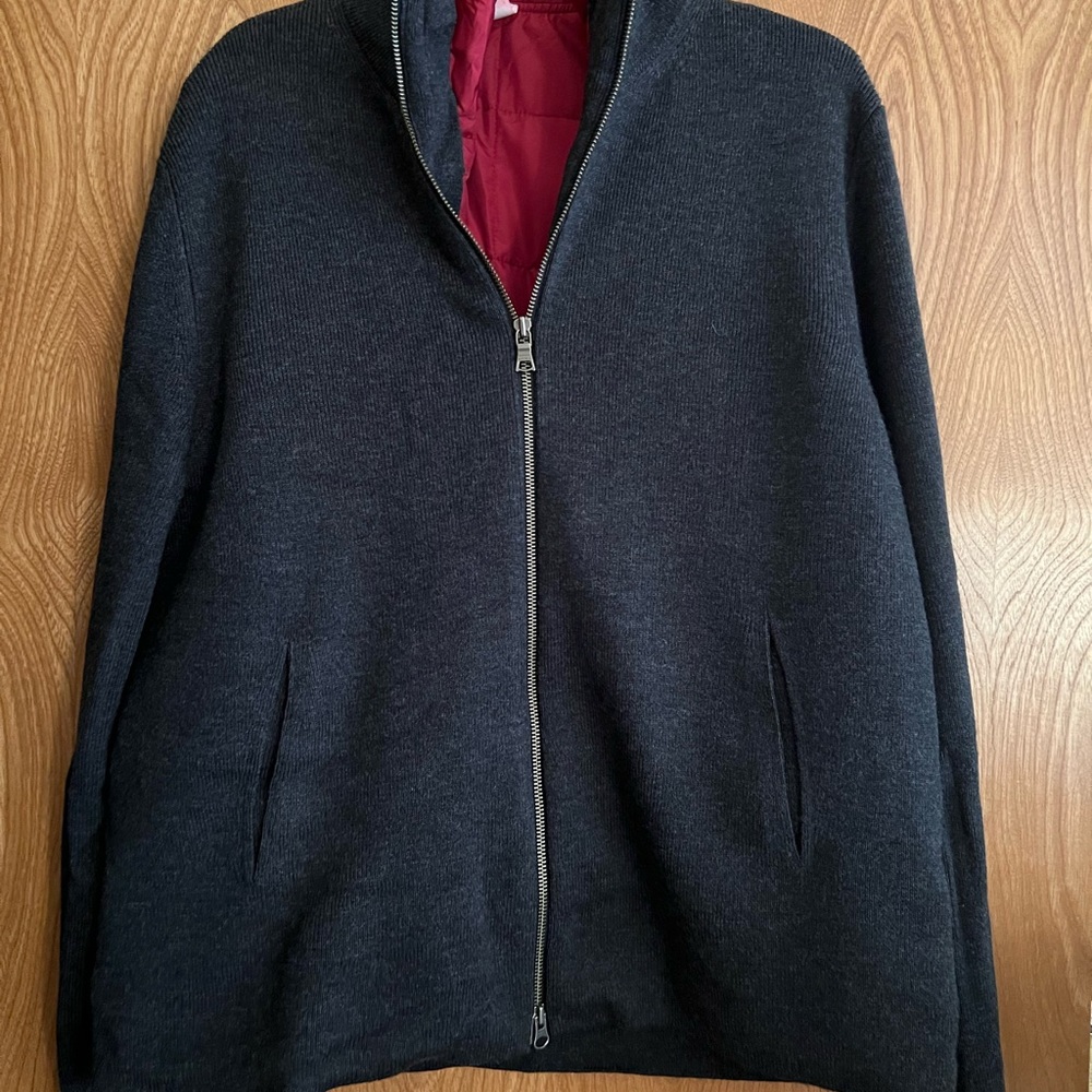 Banana Republic reversible wool cardigan size L